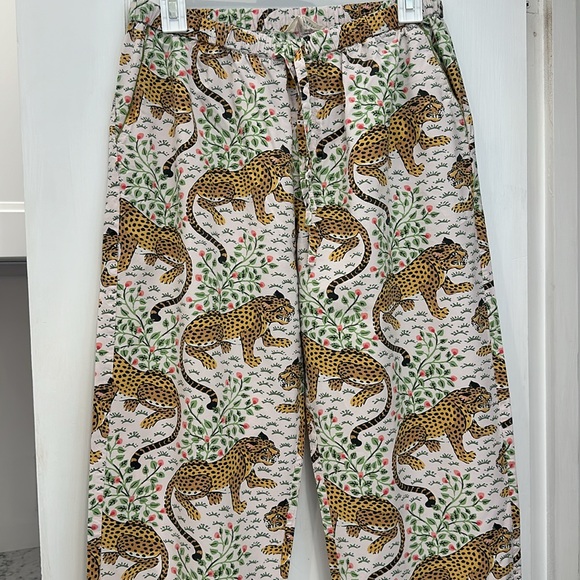 Print Fresh Bagheera Blush Long Pajamas Sleep Set Women's Cotton Sz Xs - Picture 4 of 10